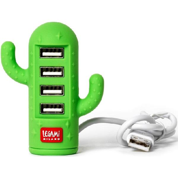 Mini USB Hub cu 4 porturi. Cactus