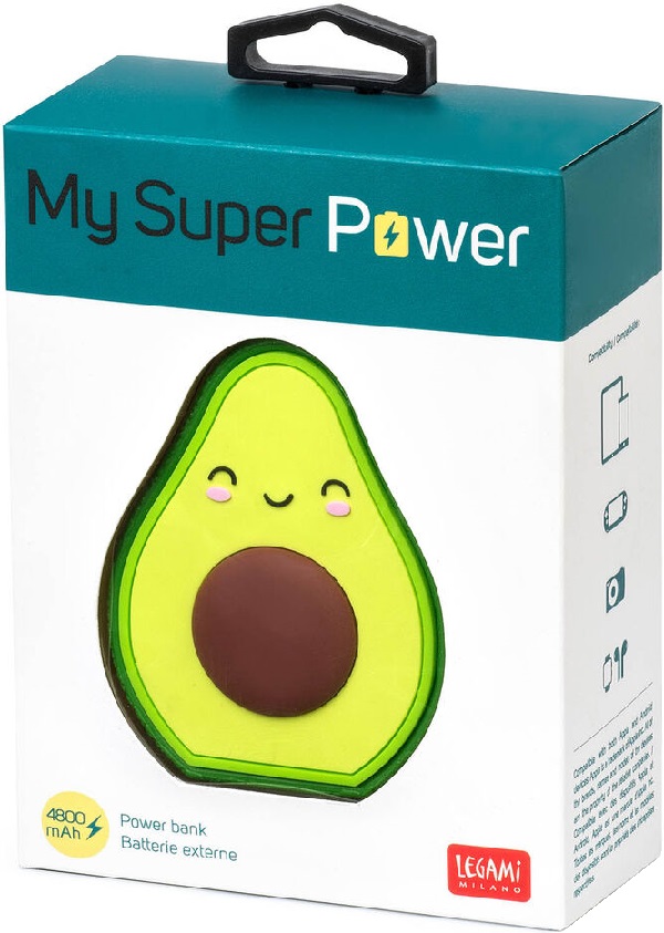 Baterie portabila: My super power. Avocado
