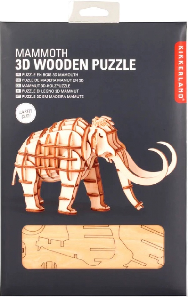Puzzle 3D. Mamut