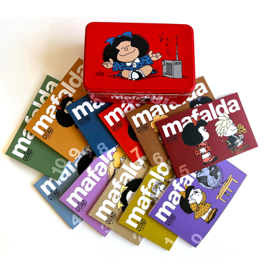 Colección Mafalda: 11 Tomos En Una Lata. (Roja) (Edición Limitada) / Mafalda Col Lection: 11 Volumes in a Can (Red) (Limited Edition) - Quino