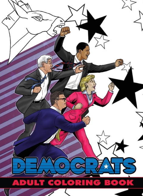 Political Power: Democrats Adult Coloring Book - Darren G. Davis