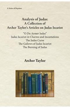 Coperta cărții 'Analysis of Judas: A Collection of Archer Taylor's Articles on Judas Iscariot - Archer Taylor'