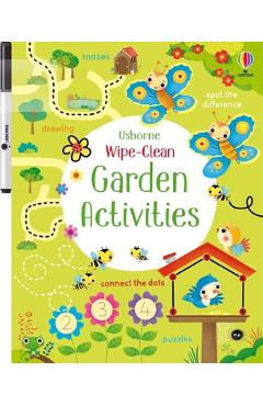 Coperta cărții 'Wipe-Clean Animal Activities - Kirsteen Robson'