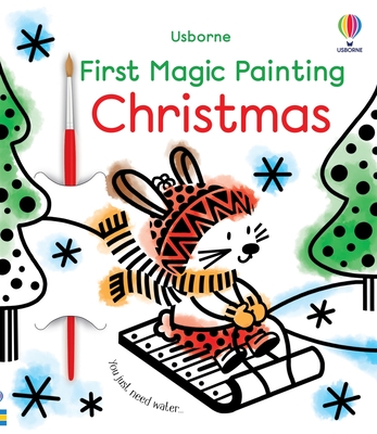 Coperta cărții 'First Magic Painting Christmas: A Christmas Holiday Book for Kids - Matthew Oldham'