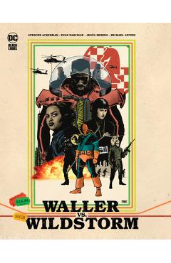 Coperta cărții 'Waller vs. Wildstorm - Spencer Ackerman'
