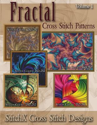 Coperta cărții 'Fractal Cross Stitch Patterns - Stitchx'