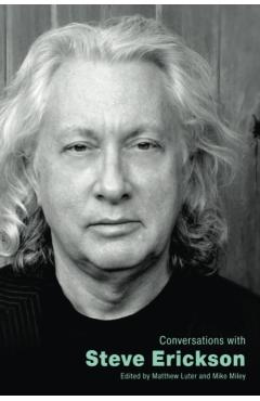 Coperta cărții 'Conversations with Steve Erickson - Matthew Luter'