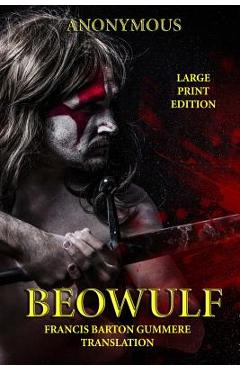 Coperta cărții 'Beowulf - Large Print Edition - Francis Barton Gummere'