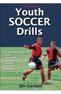 Coperta cărții 'Youth Soccer Drills - Jim Garland'