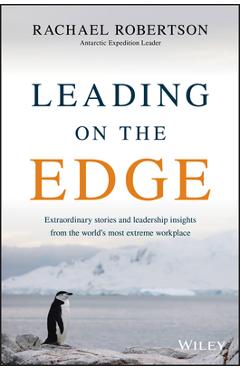Coperta cărții 'Leading on the Edge - Rachael Robertson'