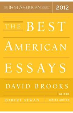 Coperta cărții 'The Best American Essays 2012 - Robert Atwan'