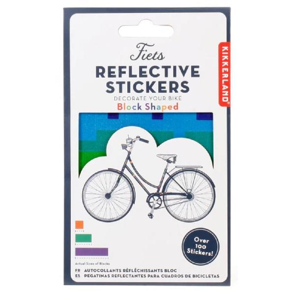 Stickere reflectorizante pentru bicicleta: Block Shaped