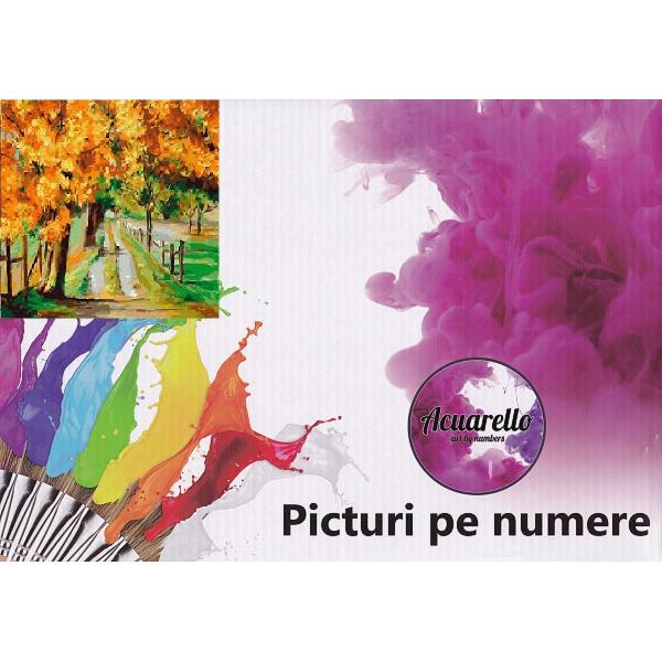 Pictura pe numere: Toamna in padure