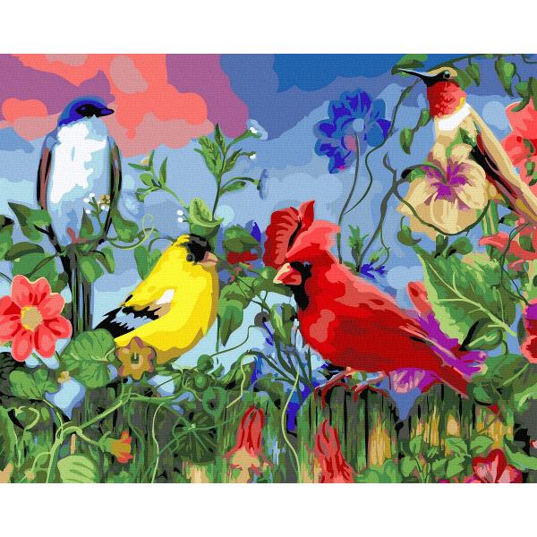 Pictura pe numere: Venirea primaverii