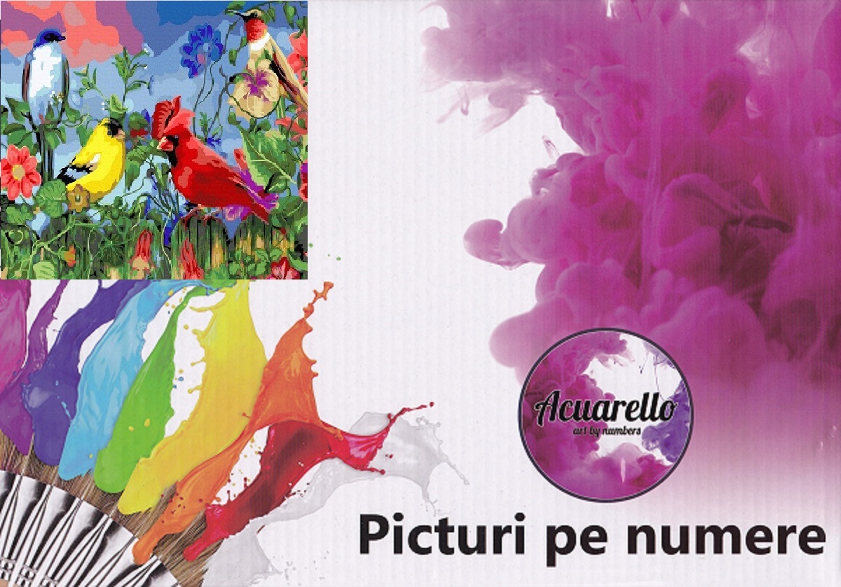 Pictura pe numere: Venirea primaverii