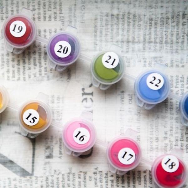 Pictura pe numere: Venirea primaverii