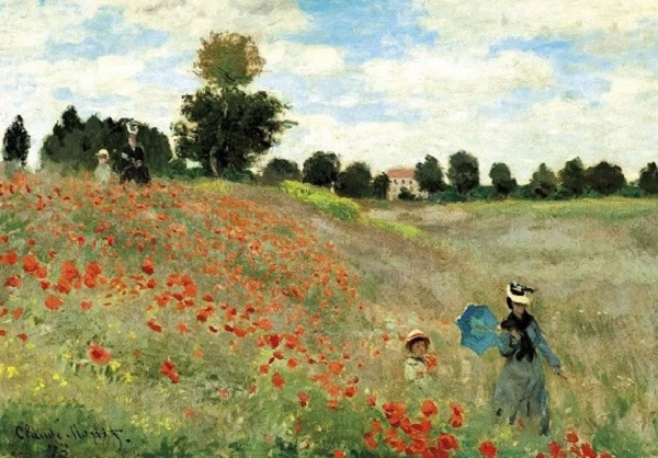 Suport pentru masa: Monet. Les Coquelicots