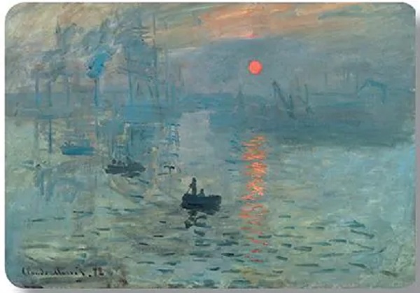Suport pentru masa: Claude Monet. Soleil Levant