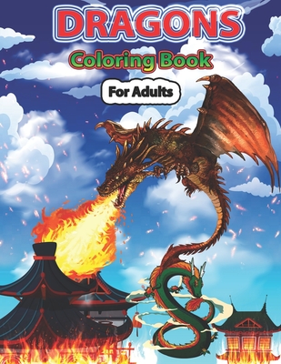 Dragons Coloring Book for Adults: Wonderful Dragon Designs to Coloring Pages for Adults and Dragon Lover - Creative Stocker