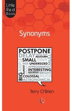 Coperta cărții 'Synonyms (Little Red Book) - Terry O'brien'