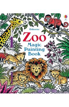 Coperta cărții 'Zoo Magic Painting Book - Sam Taplin'