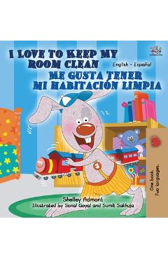 Coperta cărții 'I Love to Keep My Room Clean Me gusta tener mi habitación limpia - Shelley Admont'