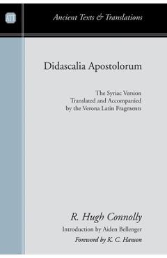 Coperta cărții 'Didascalia Apostolorum - R. Hugh Connolly'