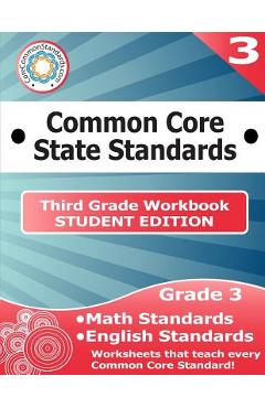 Coperta cărții 'Third Grade Common Core Workbook - Student Edition - Have Fun Teaching'