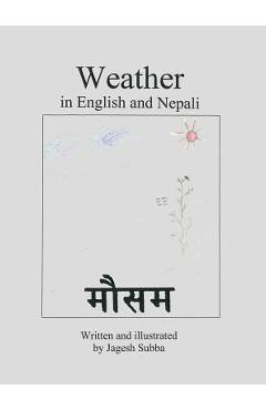 Coperta cărții 'Weather: In English and Nepali - Jagesh Subba'