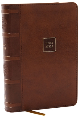 KJV Compact Bible W/ 43,000 Cross References, Brown Leathersoft, Red Letter, Comfort Print: Holy Bible, King James Version: Holy Bible, King James Ver - Thomas Nelson