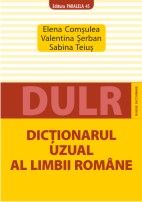 Coperta cărții 'Dictionarul uzual al limbii romane - Elena Comsulea, Valentina Serban'