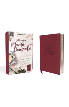 Coperta cărții 'Reina-Valera 1960 Biblia de la Mamá Ocupada, Leathersoft, Magenta, Palabras de Jesús En Rojo: Inspiración Diaria Aun'