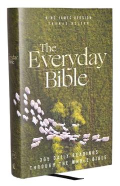 Poza produsului Kjv, the Everyday Bible, Hardcover, Red Letter, Comfort Print: 365 Daily Readings Through the Whole Bible - Thomas Nelson
