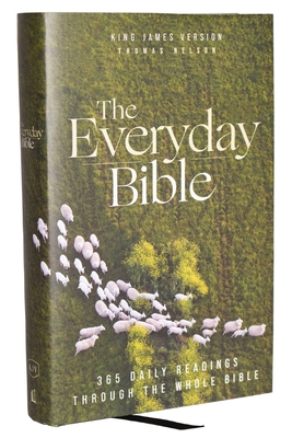 Kjv, the Everyday Bible, Hardcover, Red Letter, Comfort Print: 365 Daily Readings Through the Whole Bible - Thomas Nelson
