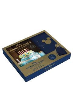 Coperta cărții 'Disney: Cooking with Magic: A Century of Recipes Gift Set: Inspired by Decades of Disney's Animated Films from'