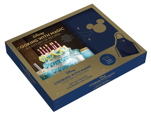 Coperta cărții 'Disney: Cooking with Magic: A Century of Recipes Gift Set: Inspired by Decades of Disney's Animated Films from'
