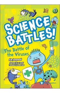 Coperta cărții 'The Battle of the Viruses - Jeongwook Kim'