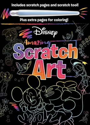 Coperta cărții 'Disney - Amazing Scratch Art: With Scratch Tool and Coloring Pages - Igloobooks'