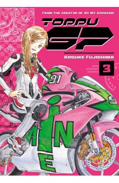 Coperta cărții 'Toppu GP 3 - Kosuke Fujishima'