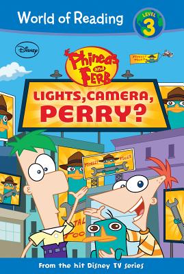 Coperta cărții 'Phineas and Ferb: Lights, Camera, Perry?: Lights, Camera, Perry? - Ellie O'ryan'