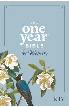 Coperta cărții 'The One Year Bible for Women, KJV (Softcover) - Tyndale'