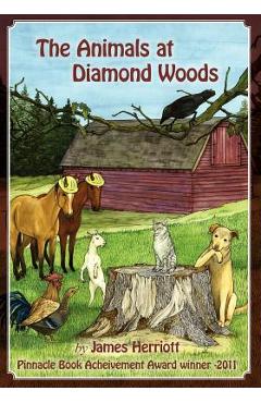 Coperta cărții 'The Animals at Diamond Woods - Victoria Seitzinger'