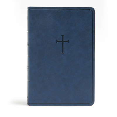 CSB Everyday Study Bible, Navy Cross Leathertouch - Csb Bibles By Holman