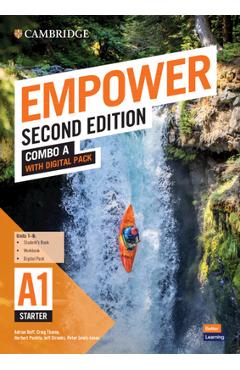 Coperta cărții 'Empower Starter/A1 Combo a with Digital Pack - Adrian Doff'