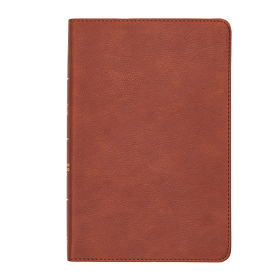Coperta cărții 'CSB Thinline Reference Bible, Burnt Sienna Leathertouch - Csb Bibles By Holman'