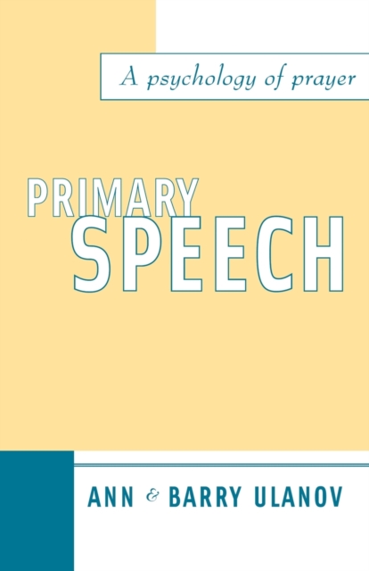 Primary Speech - Ann Belford Ulanov