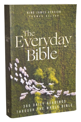 Kjv, the Everyday Bible, Paperback, Red Letter, Comfort Print: 365 Daily Readings Through the Whole Bible - Thomas Nelson