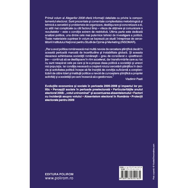 Alegeri 2008 vol. i - Campanii, lideri si sondaje - Gheorghe Teodorescu
