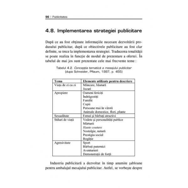 Publicitatea. De la planificarea strategica la implementarea media - Delia Cristina Balaban