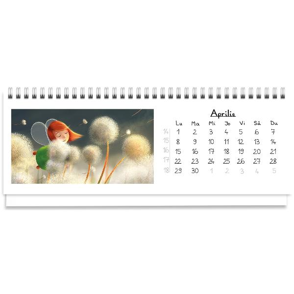 Calendar 2024 de birou: Lia si florile